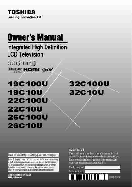 Toshiba Flat Panel Television 19C100U-page_pdf